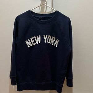 J. Crew Navy Blue 'New York' Women's Sweater